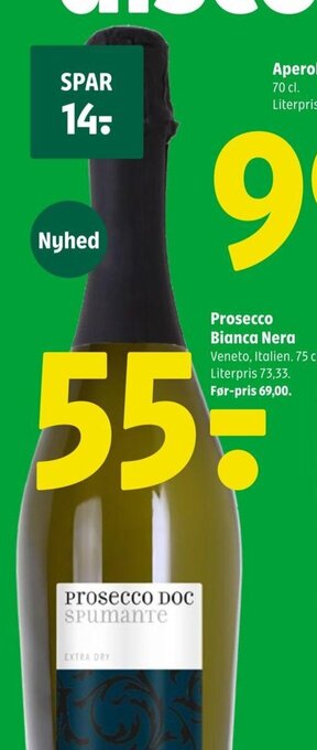 Coop 365 Prosecco Bianca Nera tilbud