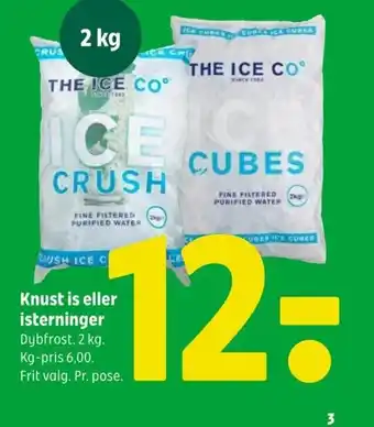 Coop 365 Knust is eller isterninger tilbud
