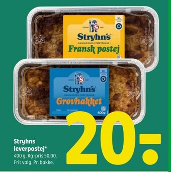 Coop 365 Stryhns leverpostej tilbud