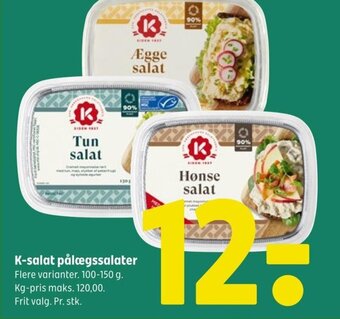 Coop 365 K-salat pålægssalater tilbud