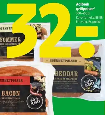 Coop 365 Aalbæk grillpølser tilbud