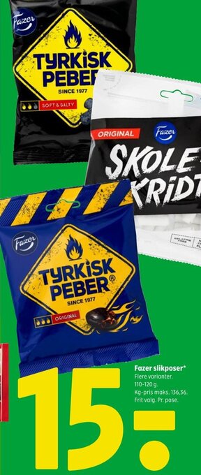 Coop 365 Fazer slikposer tilbud