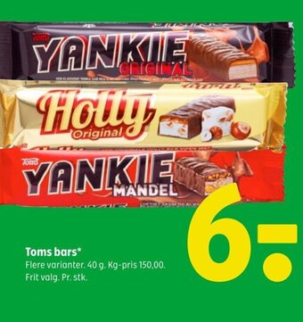 Coop 365 Toms bars tilbud