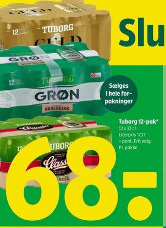 Coop 365 Tuborg 12-pak tilbud