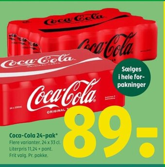 Coop 365 Coca-Cola 24-pak tilbud