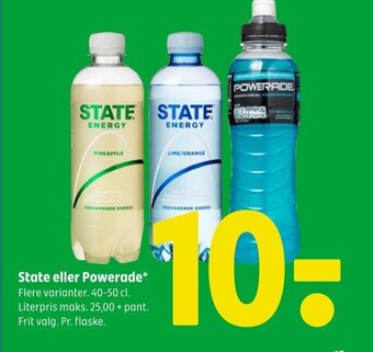 Coop 365 State eller Powerade tilbud
