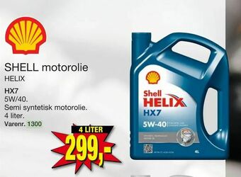 Harald Nyborg Shell motorolie tilbud