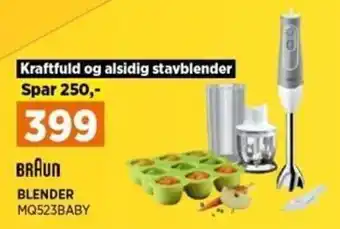 Power Braun Blender MQ523BABY tilbud