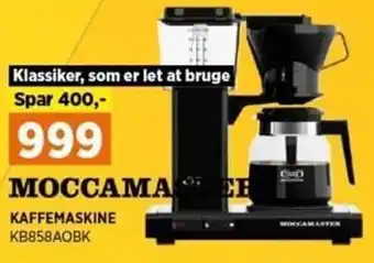 Power Moccama Kaffemaskine KB858AOBK tilbud