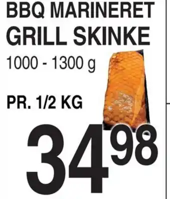 ABC Lavpris BBQ MARINERET GRILL SKINKE tilbud