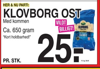 ABC Lavpris KLOVBORG OST tilbud
