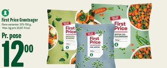 Min Købmand First Price Grøntsager tilbud