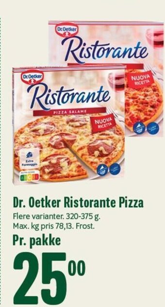 Min Købmand Dr. Oetker Ristorante Pizza tilbud