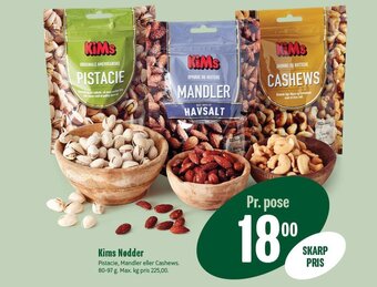 Min Købmand Kims Nødder tilbud