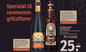 SPAR Jacobsen eller Grimbergen tilbud