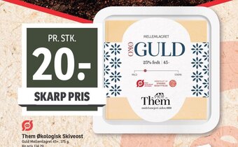 SPAR Them Økologisk Skiveost tilbud