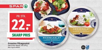 SPAR Graasten Pålægssalat tilbud