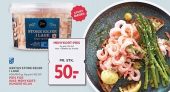 MENY GESTUS STORE REJER I LAGE tilbud
