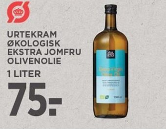 MENY URTEKRAM ØKOLOGISK EKSTRA JOMFRU OLIVENOLIE tilbud