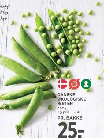 MENY DANSKE ØKOLOGISKE ÆRTER tilbud