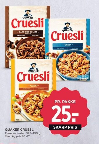 QUAKER CRUESLI