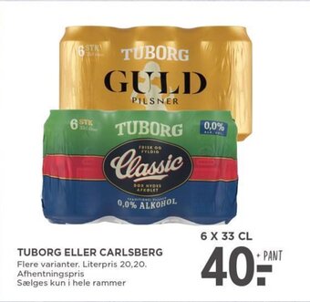 MENY TUBORG ELLER CARLSBERG tilbud