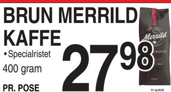 ABC Lavpris BRUN MERRILD KAFFE tilbud