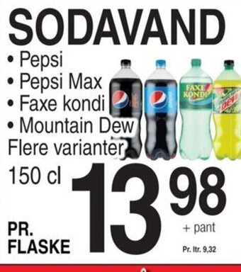 ABC Lavpris SODAVAND tilbud
