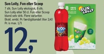 Føtex Sun Lolly, Fun eller Scoop tilbud