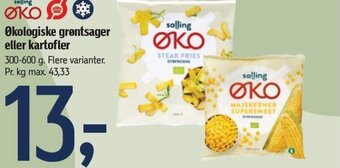Føtex Økologiske grøntsager eller kartofler tilbud