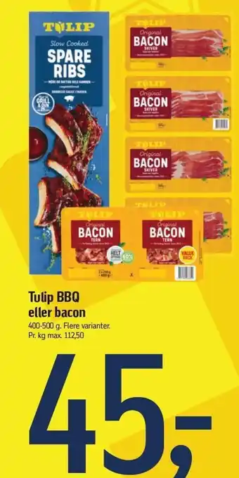 Føtex Tulip BBQ eller bacon tilbud