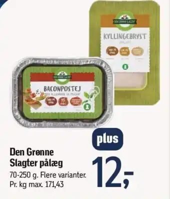 Føtex Den Grønne Slagter pålæg tilbud