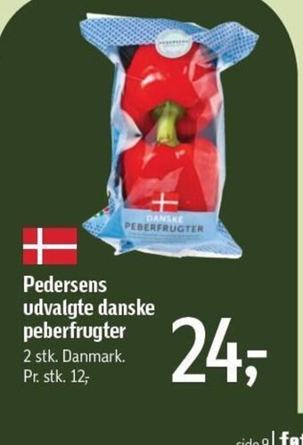 Føtex Pedersens udvalgte danske peberfrugter tilbud