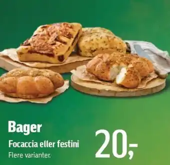 Føtex Bager Focaccia eller festini tilbud