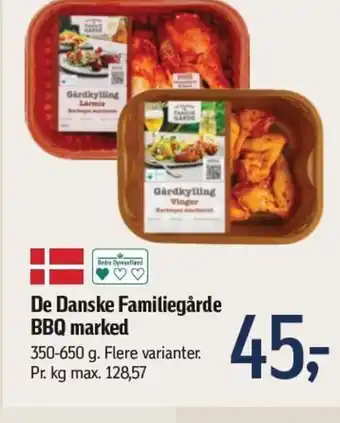 Føtex De Danske Familiegårde BBQ marked tilbud
