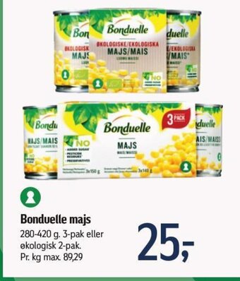 Føtex Bonduelle majs tilbud