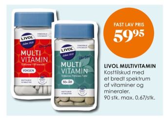 Matas Livol multi vitaminer tilbud
