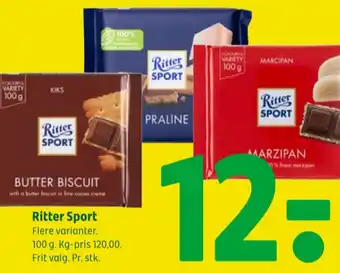 Coop 365 Ritter sport chokoladeplade praline tilbud