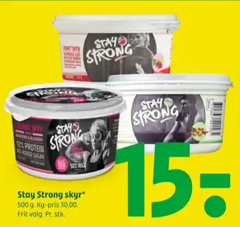 Coop 365 Stay strong skyr vanilje tilbud