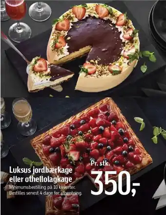 Føtex Luksus jordbærkage eller othellolagkage tilbud