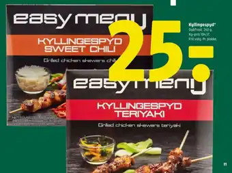 Easy meny kyllingespyd