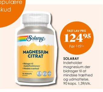 Matas Solaray kosttilskud tilbud