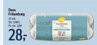 Føtex Dava Frilandsæg tilbud