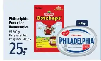 Føtex Philadelphia, Puck eller Børnesnacks tilbud