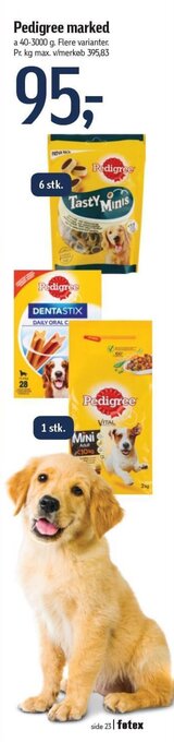 Føtex Pedigree marked tilbud