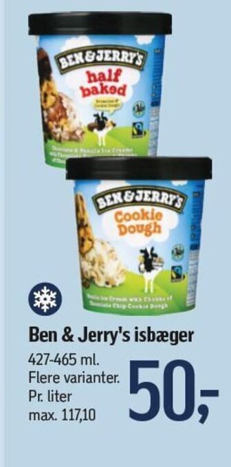 Føtex Ben & Jerry's isbæger tilbud