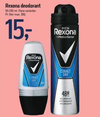 Føtex Rexona deodorant tilbud