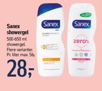 Føtex Sanex showergel tilbud