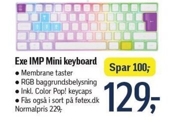 Exe IMP Mini keyboard