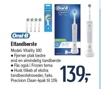 Føtex Oral-B Eltandbørste tilbud